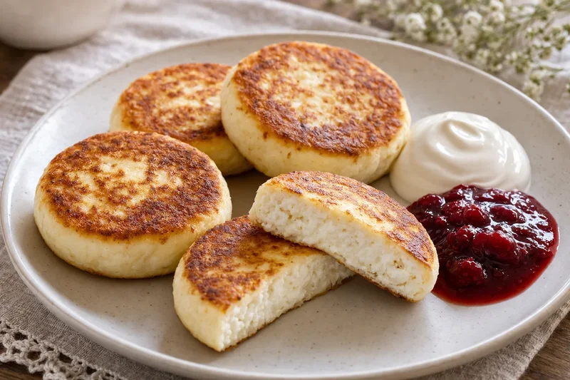 Cottage cheese fritters