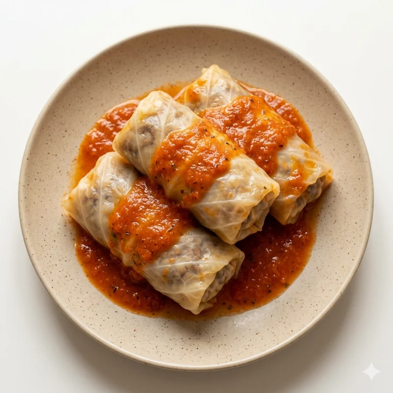 Stuffed Cabbage Rolls with Buckwheat